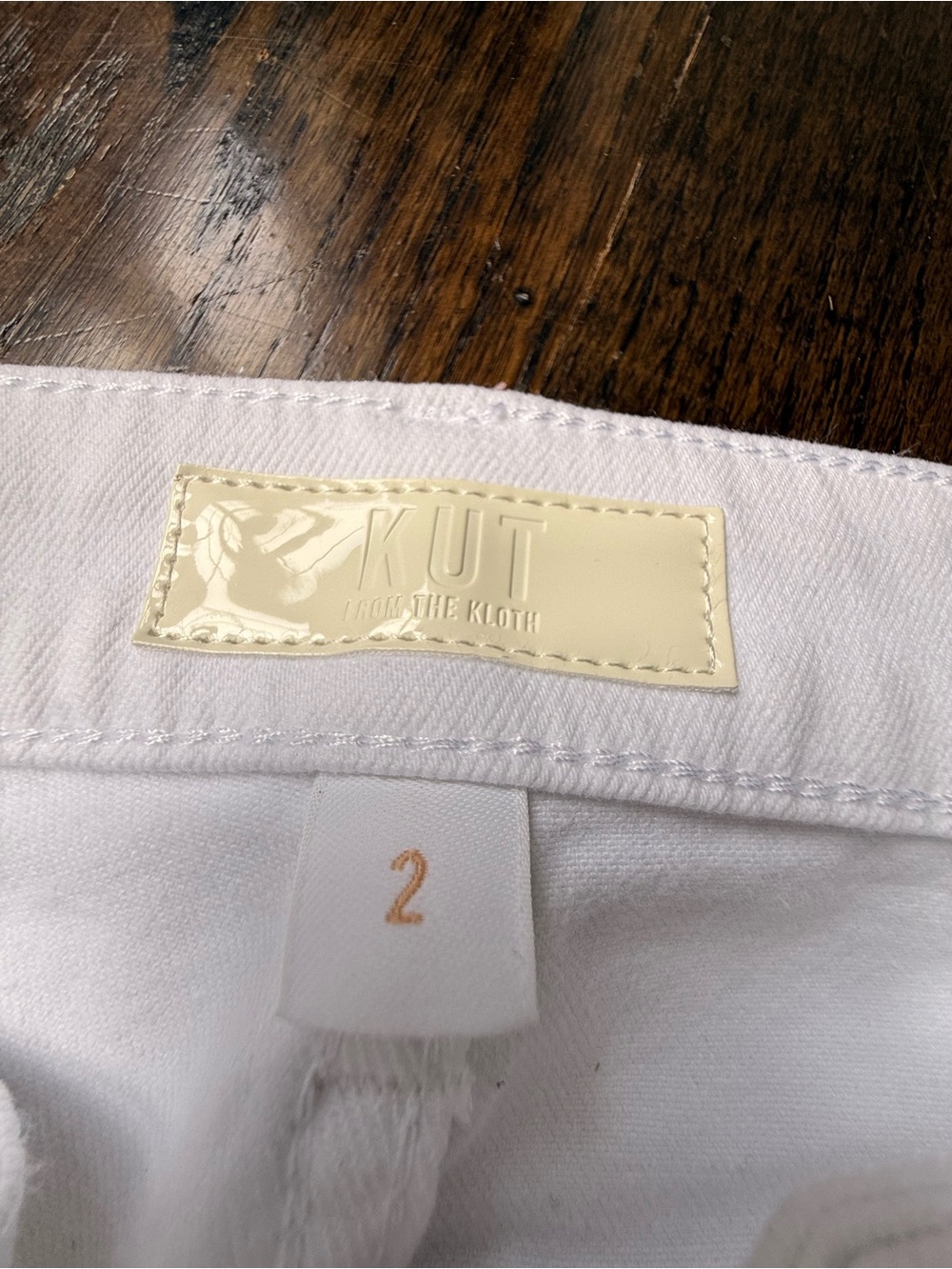 Kut from the Kloth White Jeans - Clean Cropped Style - Picture 2 of 2